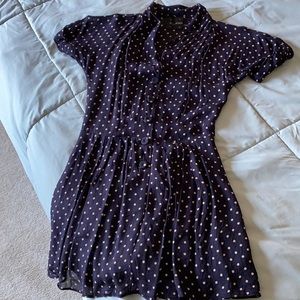 Reformation navy blue dress